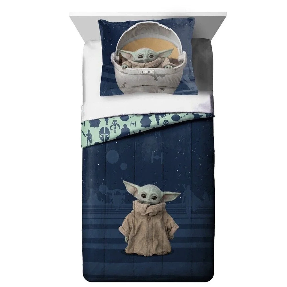 Mandalorian‎ Baby Yoda Comforter & Sheet Sets 6 Piece Full Kids Teens Youth NEW